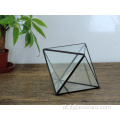 Recipiente de vidro de terrário geométrico de alta qualidade feito à mão